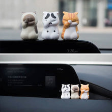 Load image into Gallery viewer, 3-Pack: Cute Cat Figurines Miniature Cartoon Animal Decor
