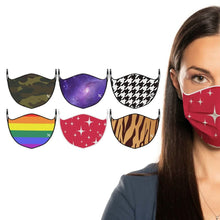 Load image into Gallery viewer, 3-Pack: Double Layer Washable &amp; Reusable Non-Medical Face Mask w/ Adjustable Loop
