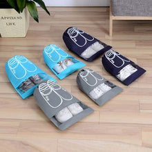 Load image into Gallery viewer, 3-Pack: Drawstring Shoe Storage Bag

