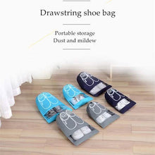 Load image into Gallery viewer, 3-Pack: Drawstring Shoe Storage Bag

