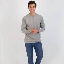 Load image into Gallery viewer, 3-Pack: Men's Cotton Long Sleeve T-Shirt with Chest Pocket
