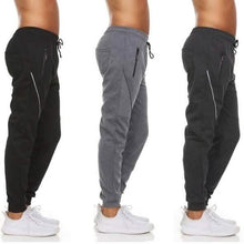 Load image into Gallery viewer, 3-Pack: Men's Moisture-Wicking Jogger Pants with Zipper Pockets
