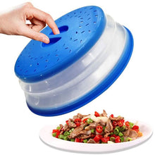 Load image into Gallery viewer, 3-Pack: OUZIFISH 10.5 inch Collapsible Food Plate Lid Cover
