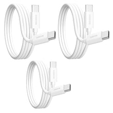 Load image into Gallery viewer, 3-Pack: Overtime iOS Compatible Charger 10ft USB-C Charging Cord
