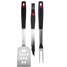 Load image into Gallery viewer, 3-Pack: Stainless Steel Barbecue Tool Set
