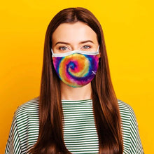 Load image into Gallery viewer, 3-Pack: Tie Dyed Double Layer Reusable Face Mask with Adjustable Loop
