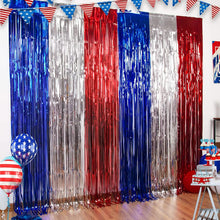 Load image into Gallery viewer, 3-Pack: Tinsel Foil Fringe Curtains
