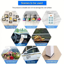 Load image into Gallery viewer, 3-Pack: Transparent Adhesive Tape - Reusable, Washable, and No-Residue Nano Gel Strips
