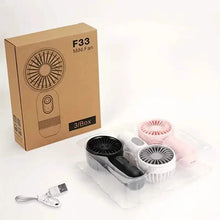 Load image into Gallery viewer, USB Rechargeable Mini Portable Fan with 3 Speeds
