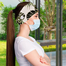 Load image into Gallery viewer, 3-Pack: Women's Comfy Stretchy Headband With Buttons For Face Masks and Covers
