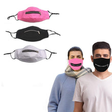 Load image into Gallery viewer, 3-Pack: Zipper Reusable Cotton Face Mask for Everyday Use
