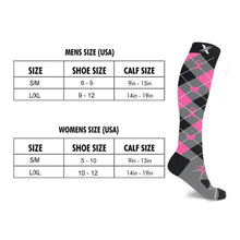 Load image into Gallery viewer, 3-Pair: Breast Cancer Awareness Knee High Compression Socks
