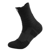 Load image into Gallery viewer, 3-Pair: Men's Thick Towel Bottom Breathable Sweat-absorbent Outdoor Sports Running Socks Elite Basketball Sports Socks
