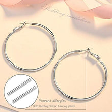 Load image into Gallery viewer, 3-Pairs: Big Hoop Earrings
