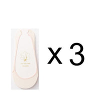 Load image into Gallery viewer, 3 Pairs Invisible Boat Socks Women Summer Silicone Non-Slip Socks for High Invisible Heels Ice Silk Socks for Women
