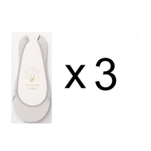 Load image into Gallery viewer, 3 Pairs Invisible Boat Socks Women Summer Silicone Non-Slip Socks for High Invisible Heels Ice Silk Socks for Women
