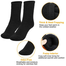 Load image into Gallery viewer, 3-Pairs: Men Warm Wool Socks
