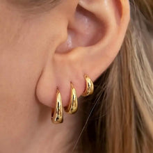 Load image into Gallery viewer, 3-Pairs: Stylish and Simple Copper Earrings
