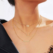 Load image into Gallery viewer, 3-Piece: Constellation Zodiac Layer Necklaces
