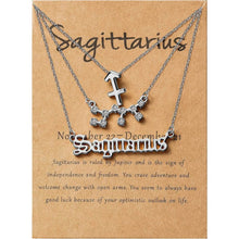 Load image into Gallery viewer, 3-Piece: Constellation Zodiac Layer Necklaces
