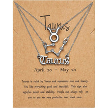 Load image into Gallery viewer, 3-Piece: Constellation Zodiac Layer Necklaces
