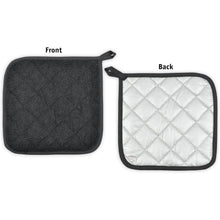 Load image into Gallery viewer, 3-Piece: DII Basic Terry Collection Quilted 100% Cotton Potholder
