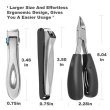 Load image into Gallery viewer, 3-Piece: Large Nail Clippers Set
