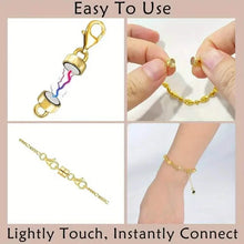 Load image into Gallery viewer, 3-Piece: Magnetic Lobster Clasp Necklace Converter with Strong Magnetic Closure
