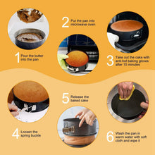 Load image into Gallery viewer, 3-Piece: Non-stick Springform Cake Pan Set with Removable Bottom
