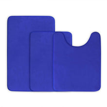 Load image into Gallery viewer, 3-Piece Set: Bathroom Rug Set Plush Velvet Bath Carpet
