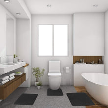 Load image into Gallery viewer, 3-Piece Set: Bathroom Rug Set Plush Velvet Bath Carpet
