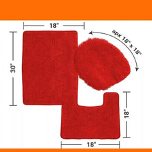 Load image into Gallery viewer, 3-Piece Set: Ben&amp;Jonah Elegant Bath Rug Set
