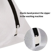 Load image into Gallery viewer, 3-Piece Set: Mesh Shoe Laundry Bags with Zip Closure
