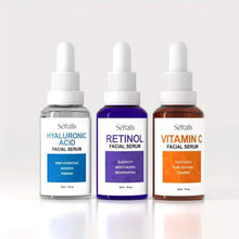 Load image into Gallery viewer, 3-Piece Set: Séfralls Hyaluronic Acid VC Retinol Essence with Vitamin-C And Hyaluronic Acid Serum
