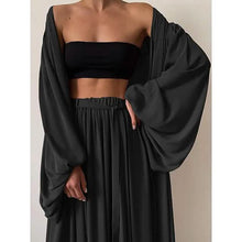 Load image into Gallery viewer, 3-Piece Set: Women's Boho Solid Color Plus Size
