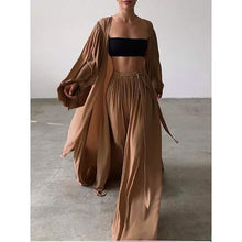 Load image into Gallery viewer, 3-Piece Set: Women's Boho Solid Color Plus Size
