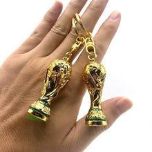 Load image into Gallery viewer, 3-Pieces: Keychain Small Pendant Mascot Emblem 2022 Qatar World Cup
