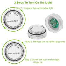 Load image into Gallery viewer, 3-Pieces: Submersible LED Tea Lights Waterproof Candle Lights
