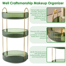 Load image into Gallery viewer, 3-Tier 360¬∞ Spinning Rotating Makeup Organizer
