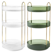 Load image into Gallery viewer, 3-Tier 360¬∞ Spinning Rotating Makeup Organizer
