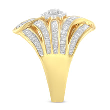 Load image into Gallery viewer, 10K Yellow Gold Diamond Ring (1 Cttw, I-J Color, I2-I3 Clarity) - Size 7
