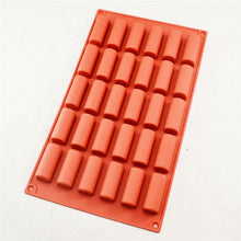Load image into Gallery viewer, 30 Holes Silicone Cake Mold Chocolate Cake Baking Decorating Tools Desserts Cakes Mould Candy Bakeware Molds Mini Cake Pan Candy Molds Break-Apart Silicone Chocolate Mold
