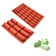 Load image into Gallery viewer, 30 Holes Silicone Cake Mold Chocolate Cake Baking Decorating Tools Desserts Cakes Mould Candy Bakeware Molds Mini Cake Pan Candy Molds Break-Apart Silicone Chocolate Mold
