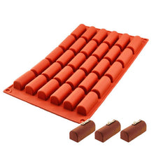 Load image into Gallery viewer, 30 Holes Silicone Cake Mold Chocolate Cake Baking Decorating Tools Desserts Cakes Mould Candy Bakeware Molds Mini Cake Pan Candy Molds Break-Apart Silicone Chocolate Mold
