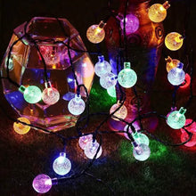 Load image into Gallery viewer, 30 LED Solar String Ball Lights Outdoor Waterproof  Garden Decor
