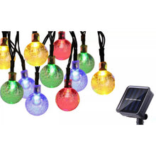 Load image into Gallery viewer, 30 LED Solar String Ball Lights Outdoor Waterproof  Garden Decor
