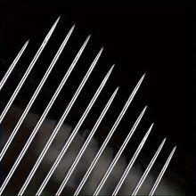 Load image into Gallery viewer, 30-Pieces: Self-Threading Random Sizes Needles with Wooden Storage Tube
