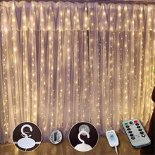 Load image into Gallery viewer, 300 LED Curtain Fairy Lights
