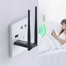 Load image into Gallery viewer, 300Mbps 2.4G USB-Wireless Wifi Signal Amplifier Repeater
