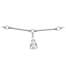 Load image into Gallery viewer, Clear Majestic Gem Teardrop Belly Chain
